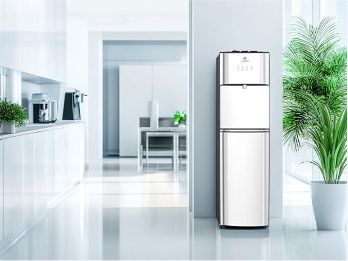 Dispensador Avalon A5 en un ambiente corporativo claro